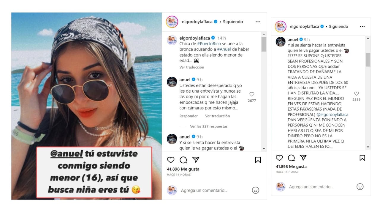 Anuel AA responde a la acusación de Lizzy Cruz.