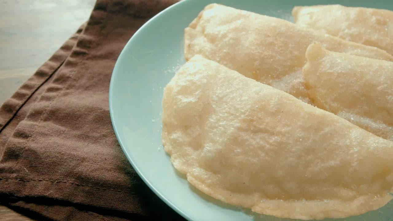 Quesadillas de arroz con leche