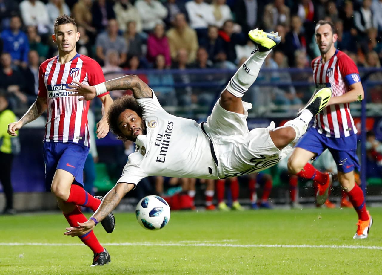 Real Madrid lo intentó e incluso en la última jugada Marcelo trató de definir pero no hizo bien el movimiento para rematar.