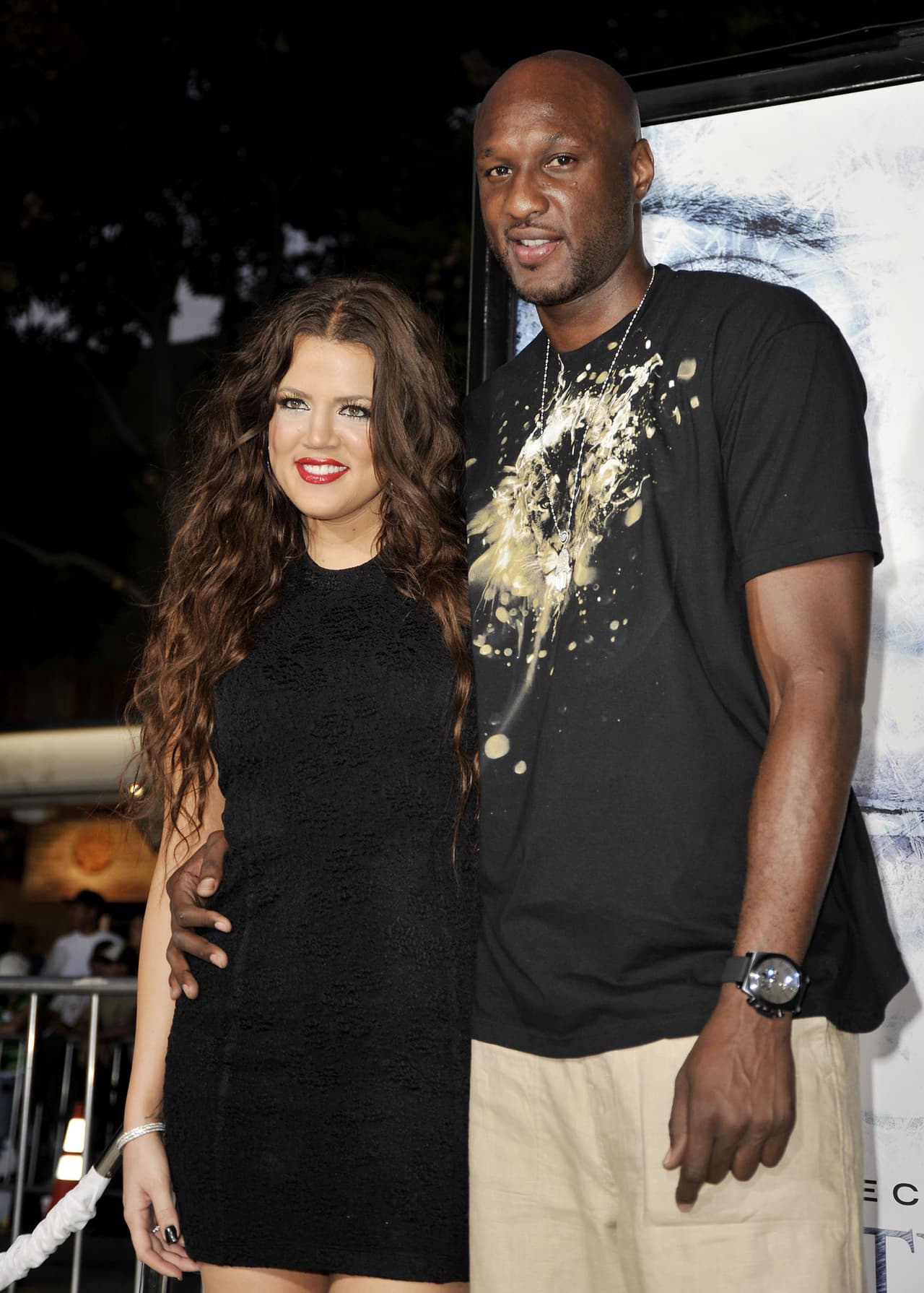 Su compañero en dichas grabaciones es su aún esposo Lamar Odom.