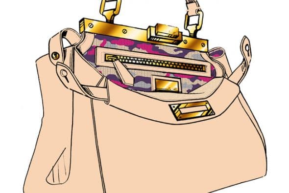 La periodista inglesa eligió un suave tono de rosa. (Imagen de Fendi).