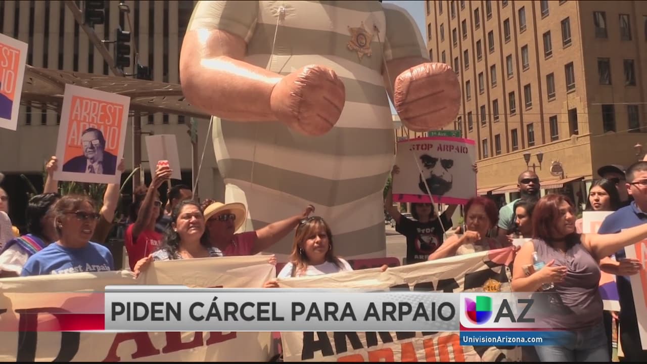 Activistas piden a fiscal federal de Arizona arrestar al sheriff Joe Arpaio 