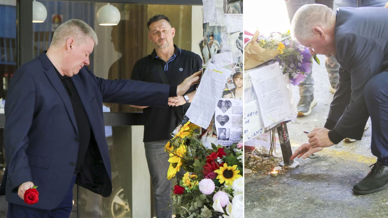 Padre de Liam Payne visitó por última mes el memorial que fans construyeron en honor a su fallecido hijo.