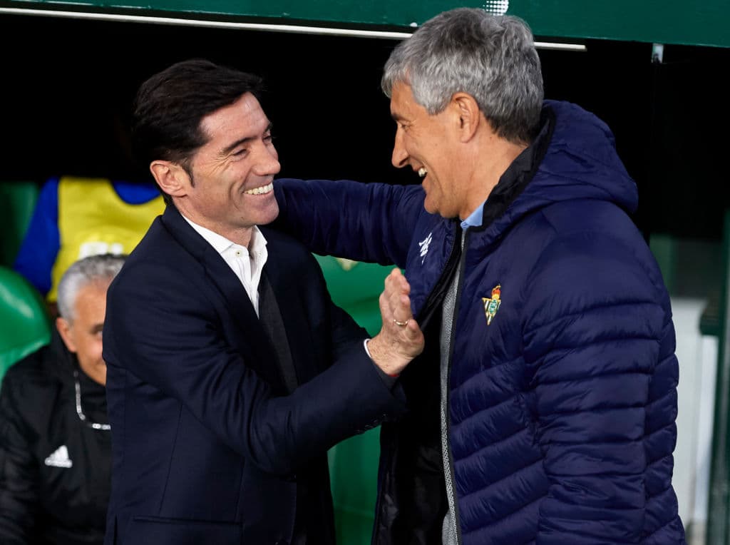 Una de las pasiones de Quique Setién es el ajedrez y lo ha mostrado con partidas curiosas, como ante el excampeón mundial Kàrpov.