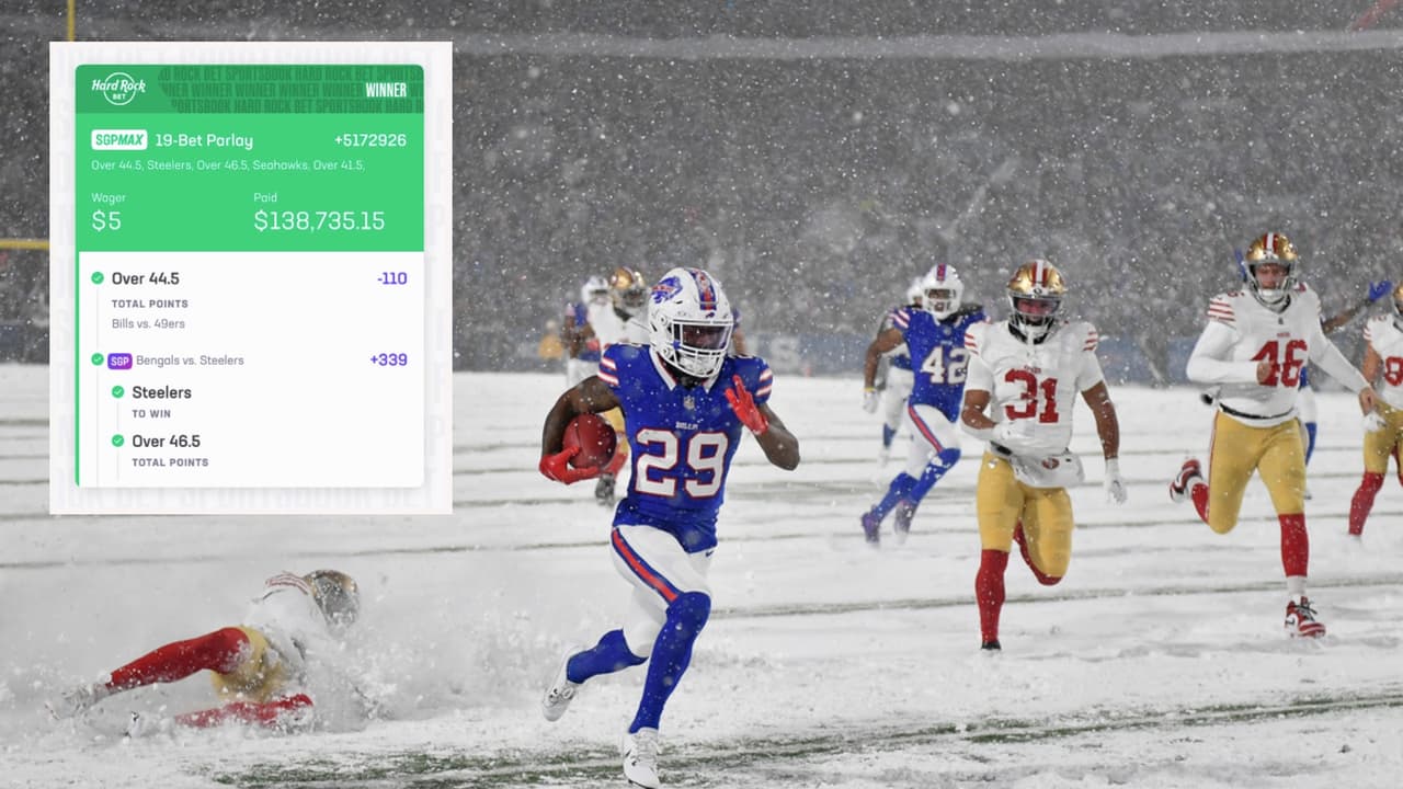 <h2 class="cms-H2-H2">7.- Anónimo (Apuesta: $5 | Ganancia $138,735.15) – 2024, NFL</h2>
<br>Otro apostador anónimo de Hard Rock Bet ganó $138,735.15 con una apuesta de solo $5. El afortunado realizó una apuesta combinada de 19 selecciones en numerosos juegos de la NFL utilizando la herramienta SGP Max, una función que permite combinar múltiples apuestas Same Game Parlay (SGP) en un solo boleto. Esta innovadora herramienta transformó un simple domingo de la NFL en una jornada inolvidable para el jugador. Puedes leer más sobre la herramienta SGP Max aquí: 
<a href="https://www.hardrock.bet/news/introducing-same-game-parlay-max/">Hard Rock Bet - Same Game Parlay Max</a>.
<br>