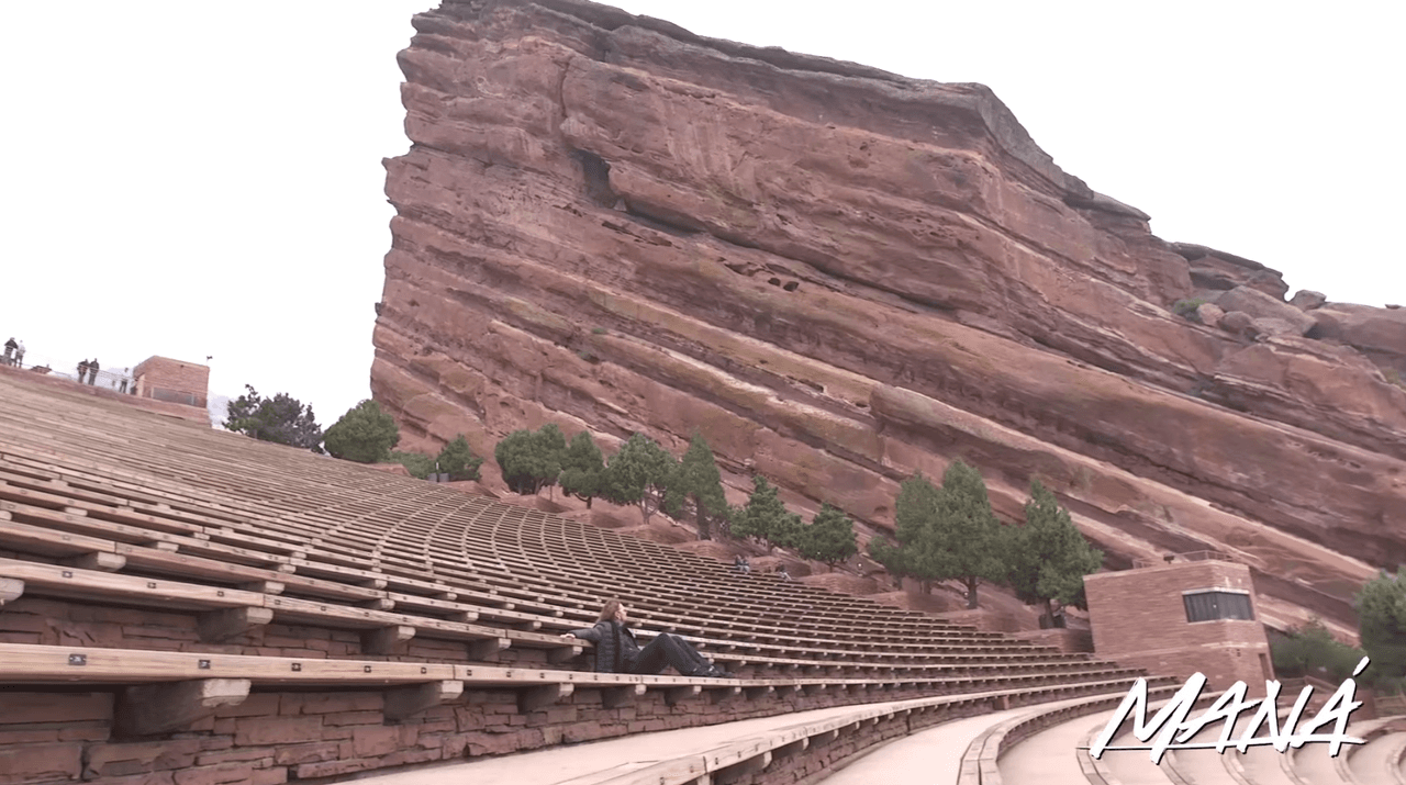 Fher en Red Rocks, disfrutando la vista.