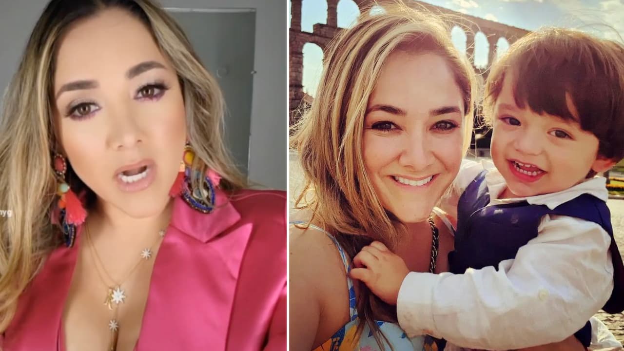 Sherlyn calla a los que la critican que su hijo aún usa pañal: “No se habla de la maternidad ajena”