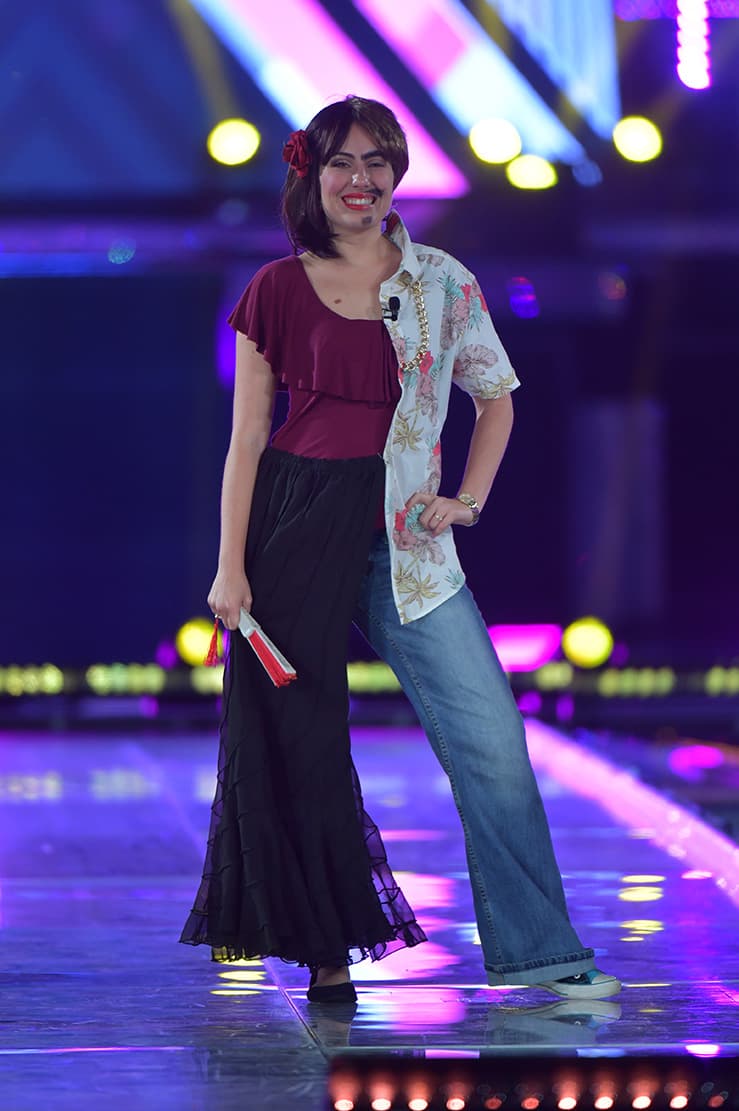 Massiel Montilla es una joven de 25 años que vive en Tampa y su mayor placer es hacer reír a las personas. Llegó a la audición de Nuestra Belleza Latina presentando a sus dos personajes: