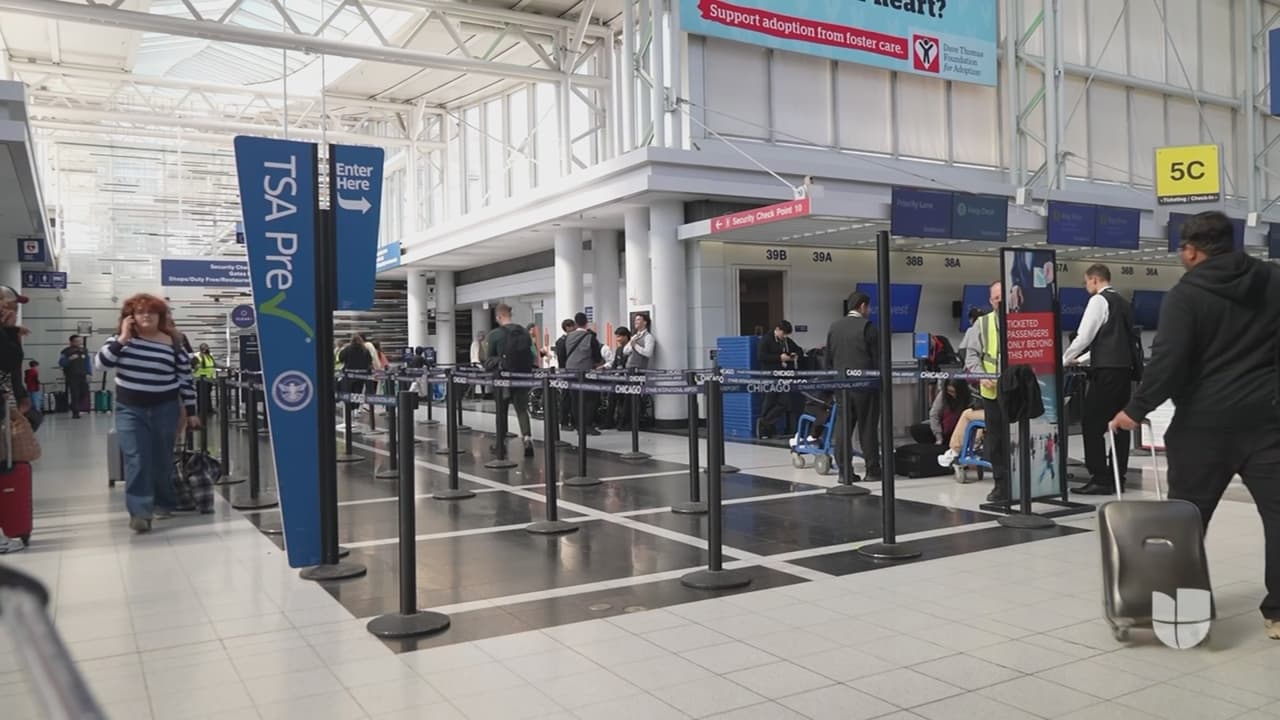 Caos en aeropuertos de EEUU: Filas de hasta dos horas por falta de personal de TSA