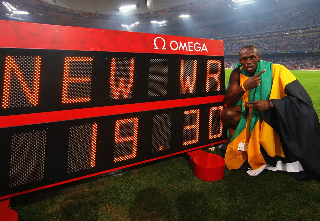 Y el de 19,30 segundos en los 200 metros. El monstruo de la velocidad emergía.