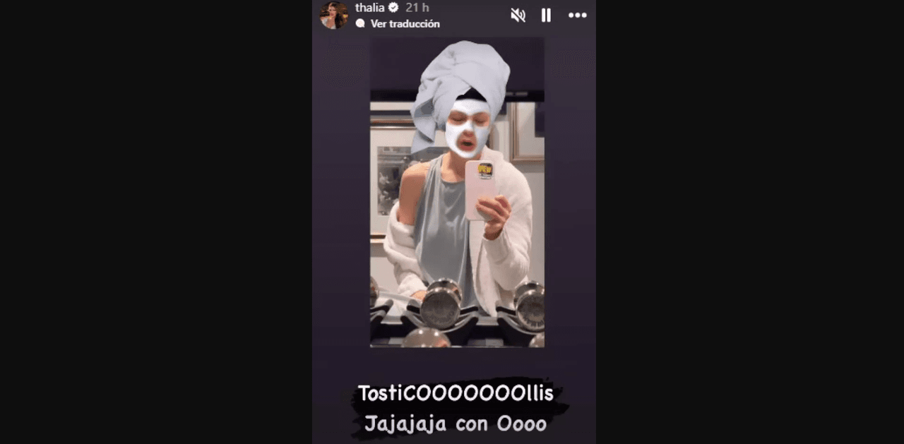 Así anunció Thalía que sufre una afección que le impide moverse