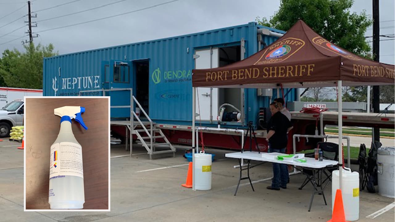 Los desinfectantes serán distribuidos desde el viernes 20 de marzo.