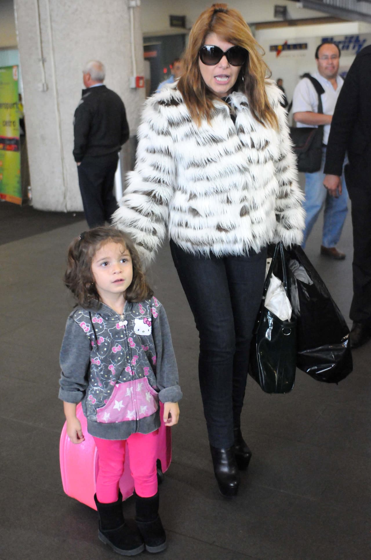 María Itatí es la hija más pequeña de la actriz, apenas en octubre cumplió 9 años, y también la única niña.