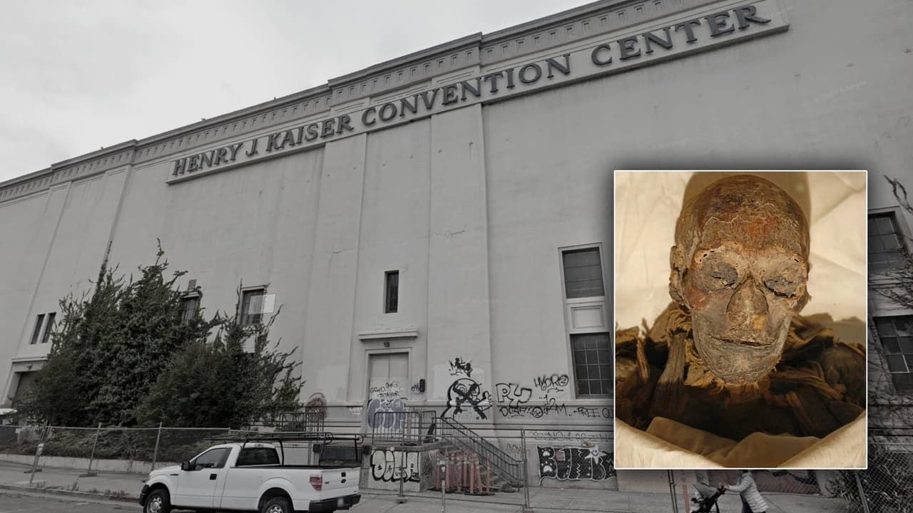 "Solo Dios sabe": Trabajadores hallan cuerpo momificado en pared del centro de convenciones de Oakland