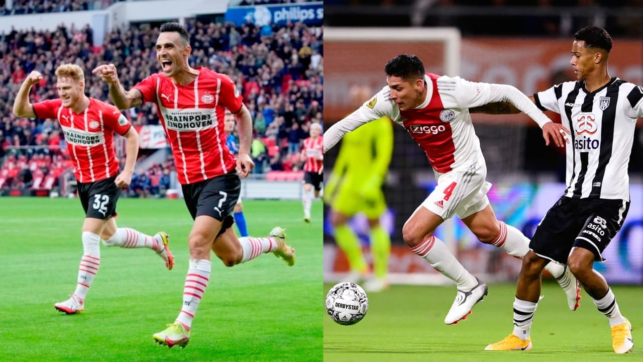 Con Edson,  Ajax iguala ante Heracles y el PSV ya lo acecha