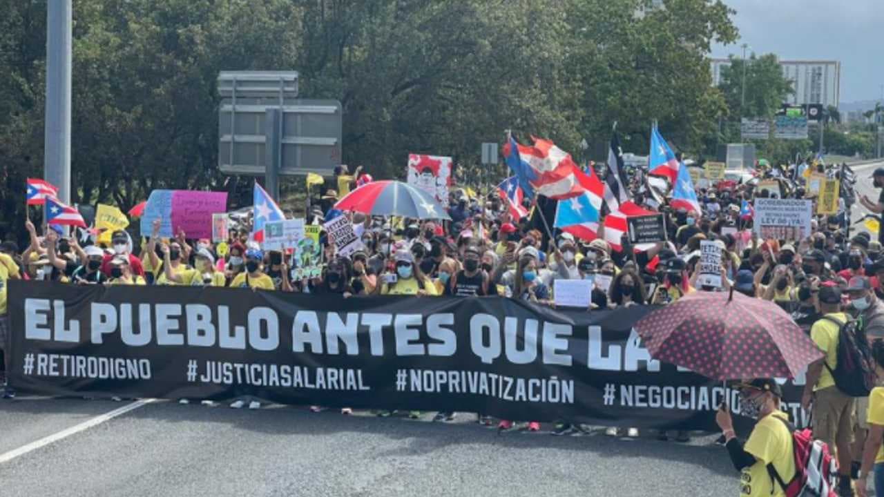 Miles de empleados públicos participan en paro y marcha nacional “Bori Flu”