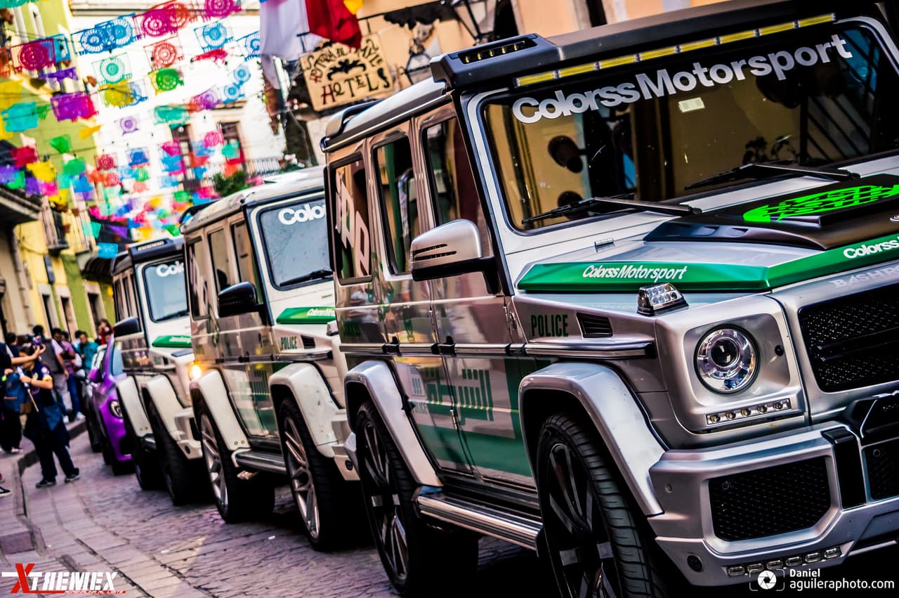 Una de las características de esta
<b> Mercedes-Benz G63</b> es su motor V8 biturbo de 570 caballos de fuerza.