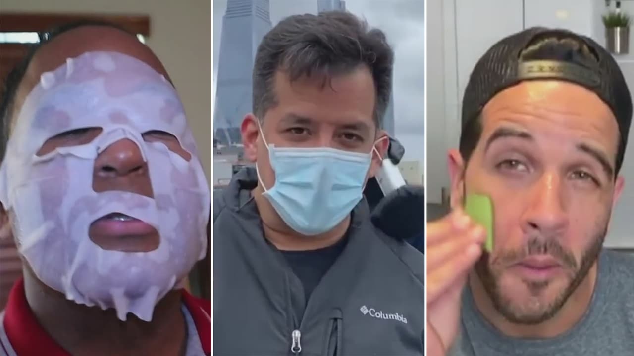 Porque ellos también son vanidosos, conductores de Univision destapan sus secretos de belleza en cuarentena