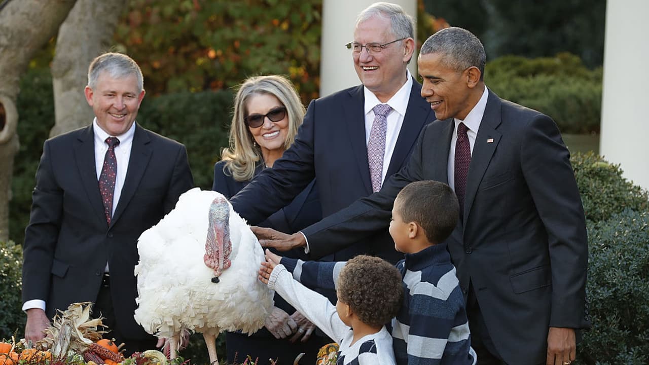 Tater y Tot, los últimos pavos que perdonará Obama... como presidente