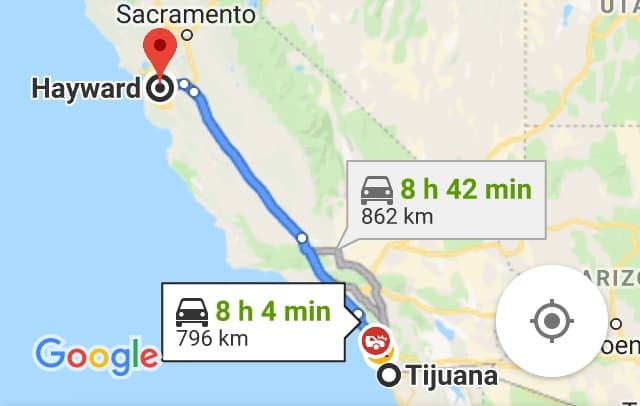 Los interesados en el empleo viajaban en vehículo hasta la ciudad de Hayward, en el área de la Bahía de San Francisco.