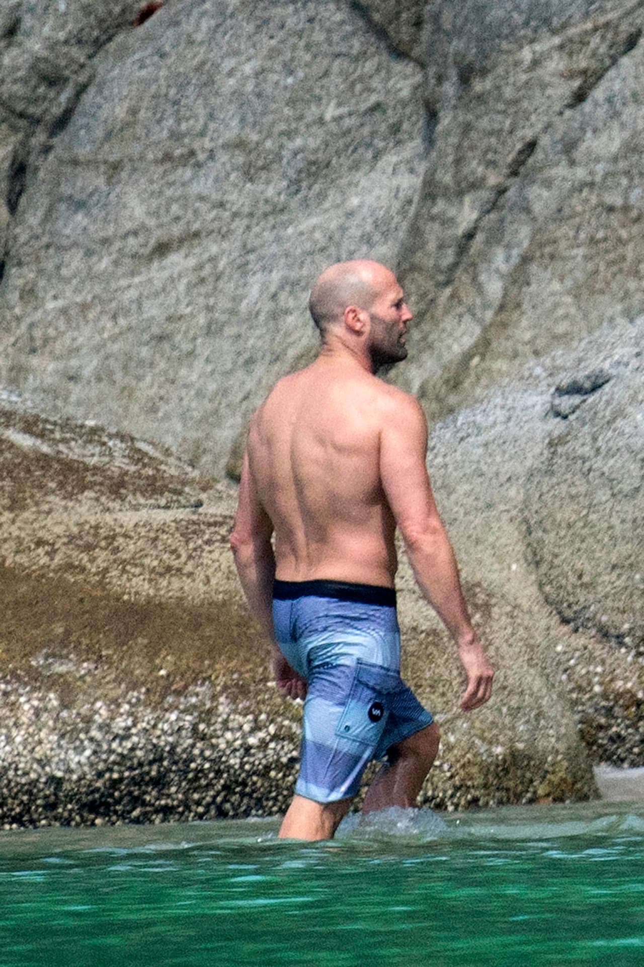 Jason Statham y su actual pareja, Rosie Huntington-Whiteley, pasaron una tarde juntos.