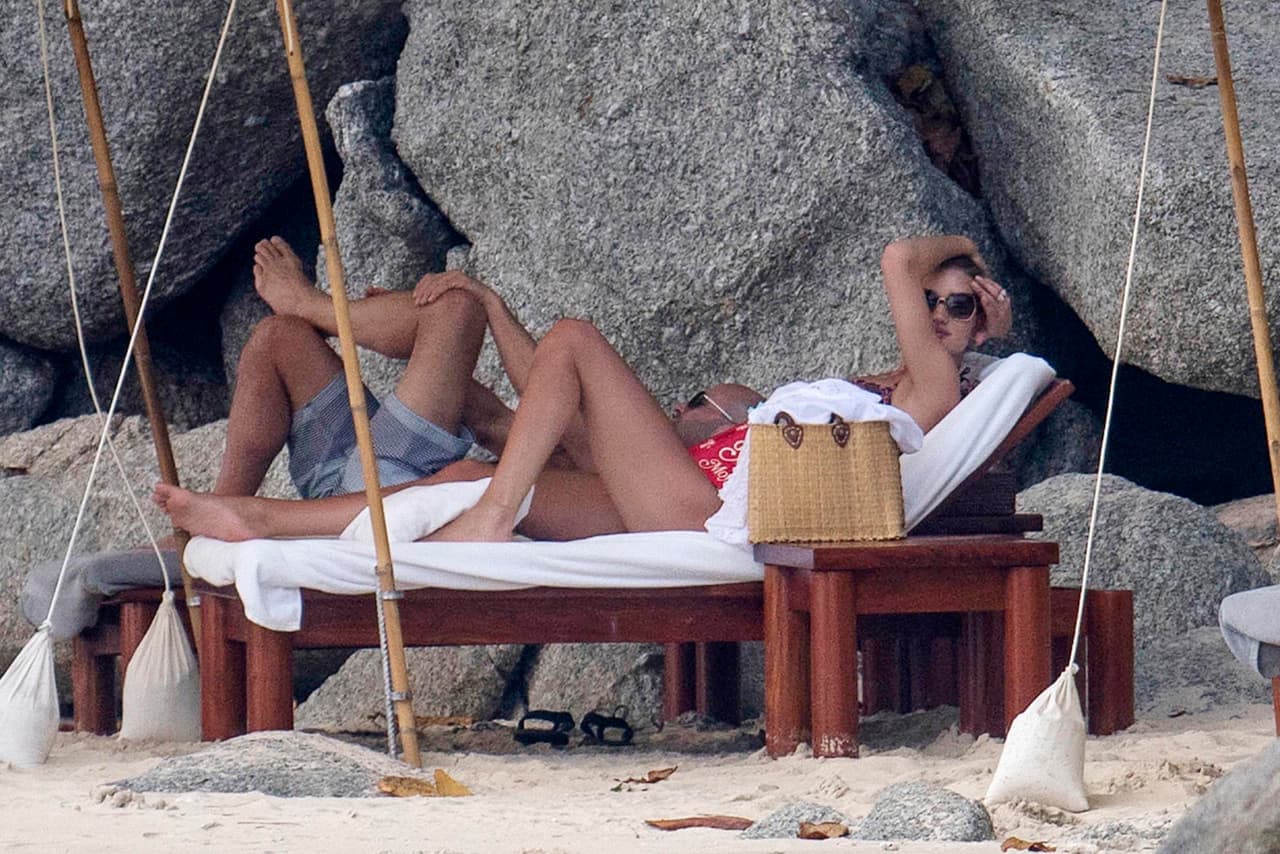 Tailandia parece ser el lugar ideal para ambos, pues lograron relajarse y concentrarse sólo uno en el otro.