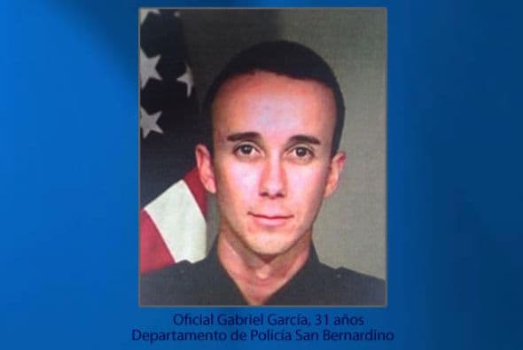 Oficial Gabriel García, 31 años Departamento de Policía San Bernardino