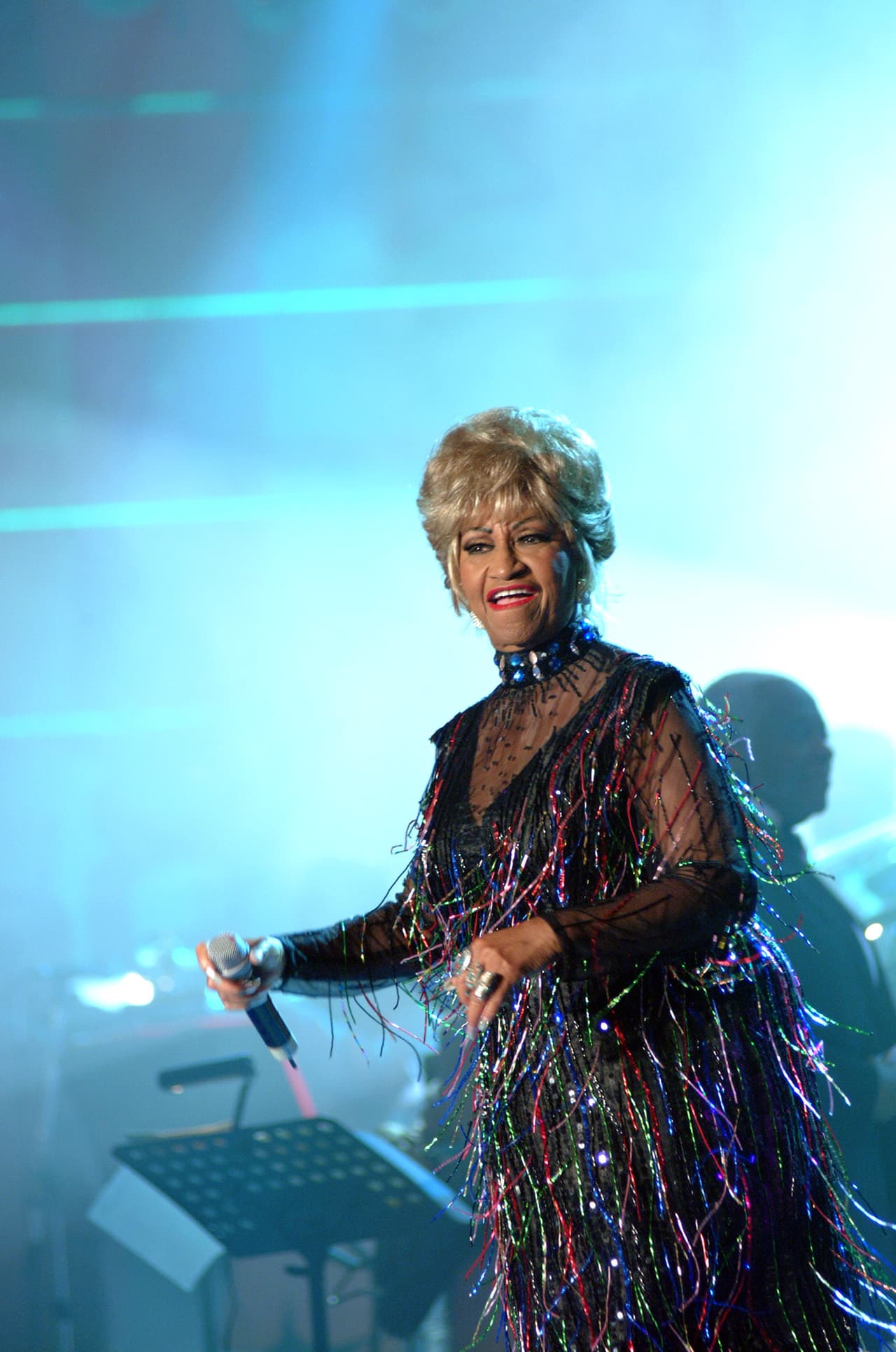 No es un secreto que, en más de una ocasión, la celebridad presumió orgullosa sus raíces; de hecho, fue una 
<a href="https://www.univision.com/shows/mira-quien-baila/amara-la-negra-la-afrolatina-que-quiere-ser-la-celia-cruz-del-siglo-xxi-fotos">inspiración para famosas como Amara ‘La Negra’. </a>