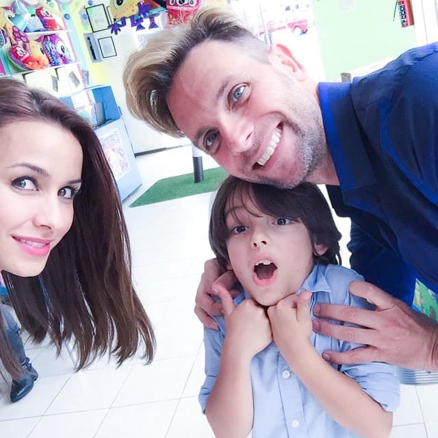 Lo cierto es que la pareja siempre ha convivido con el pequeño Santino, como toda una familia.