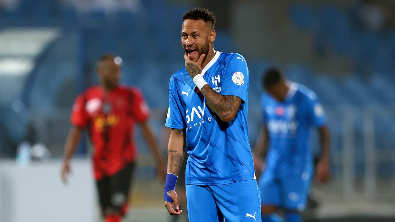 Neymar debuta en Arabia Saudita en goleada del Al-Hilal dentro de Liga Saudí