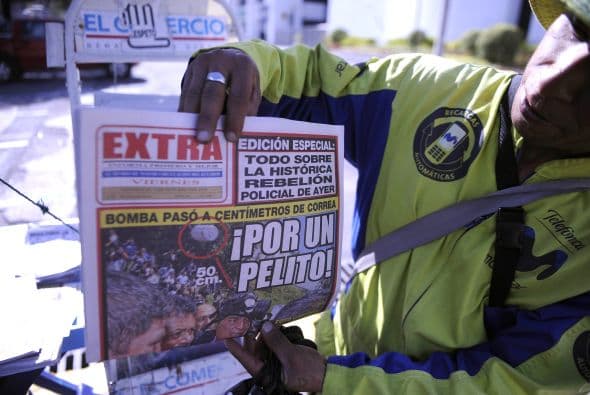 En las manifestaciones había supuestos policías, “cubiertos las caras, escondiéndose en el anonimato, presumo que no fueron policías”, dijo Martínez.