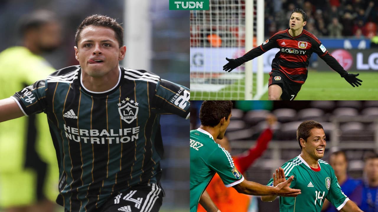 Chicharito llegó al 'póker' de hat tricks en su carrera