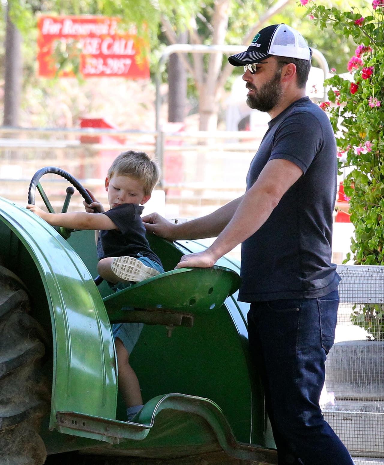 ¡Estaba más cansado el padre que el hijo!
