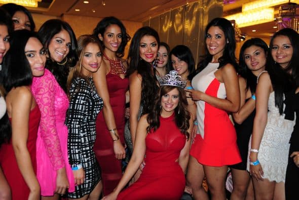 Aleyda Ortiz compartió con las chicas que audicionaron en Nueva York para Nuestra Belleza Latina 2015. ¡Y hasta consejo le dio a las chicas!