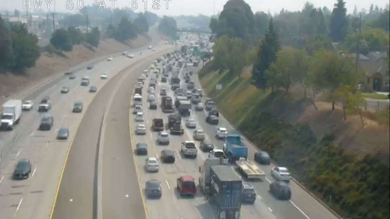 Reabren la autopista 50 en Sacramento luego de un tiroteo entre dos vehículos