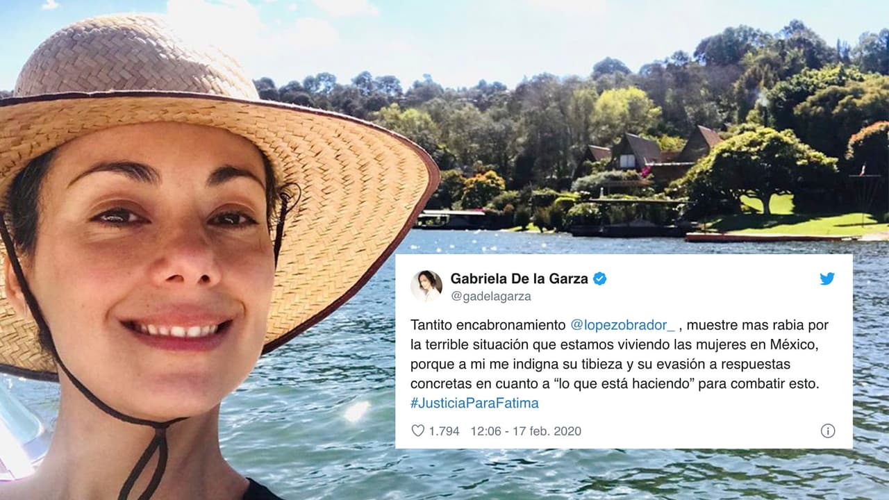 Mientras que
<b>Gabriela de la Garza</b> calificó al Presidente como pacificador con los criminales por sus declaraciones: "me indigna su tibieza y su evasión a respuestas concretas en cuanto a 'lo que está haciendo' para combatir esto".