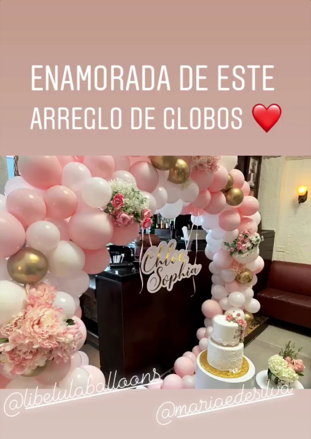 La reconocida periodista no perdió detalle en la decoración y quedó encantada con el resultado final.