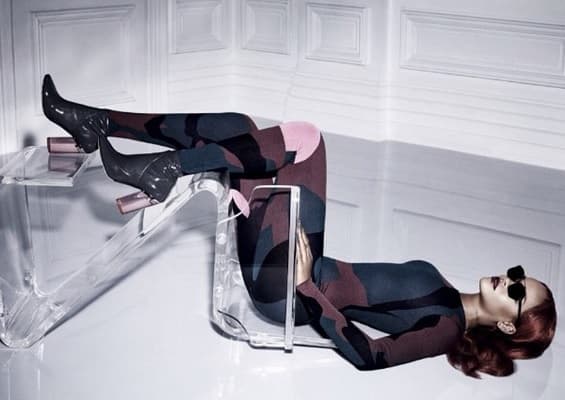 La barbadense posó muy sensual.