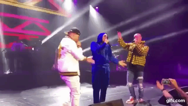Uno de los momentos que más emocionó a los fans del Balvin, fue cuando invitó a Jowel y Randy a compartir el escenario para interpretar, por primera vez en vivo y juntos, el éxito 'Bonita'.