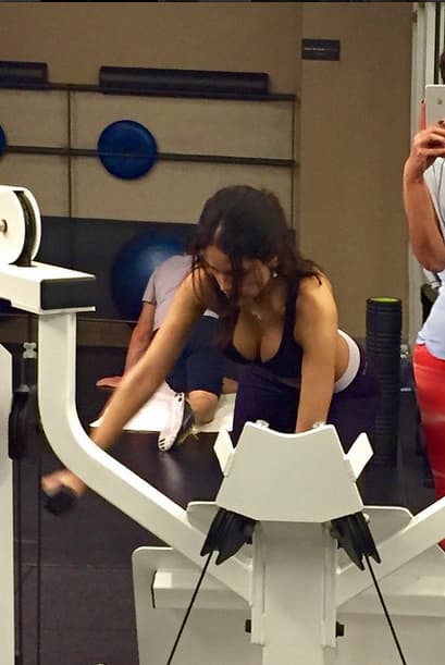 ¡Y es que la guapísima actriz no para de hacer ejercicio!