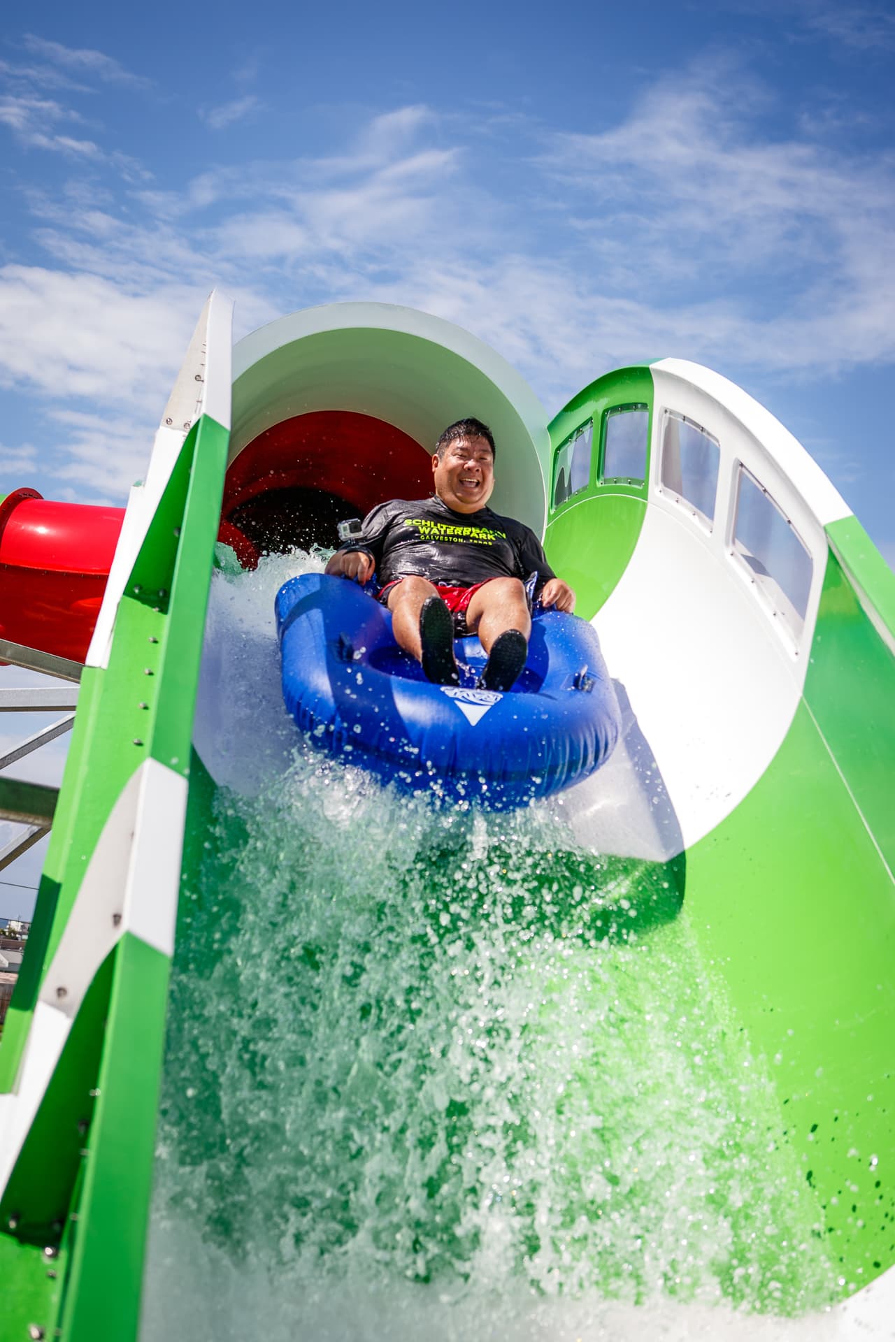 Lo visitantes más osados se aventuraron a hacer el recorrido solos!