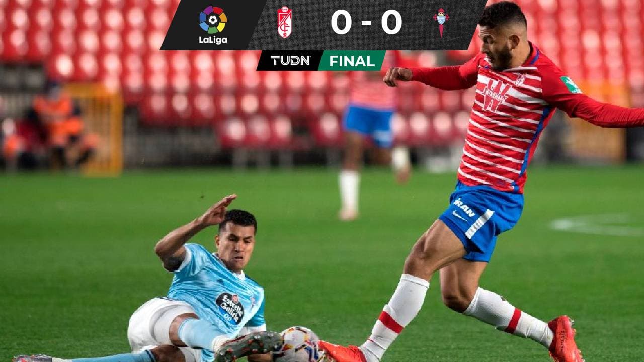 El Celta, con Néstor Araújo, empató en su visita al Granada