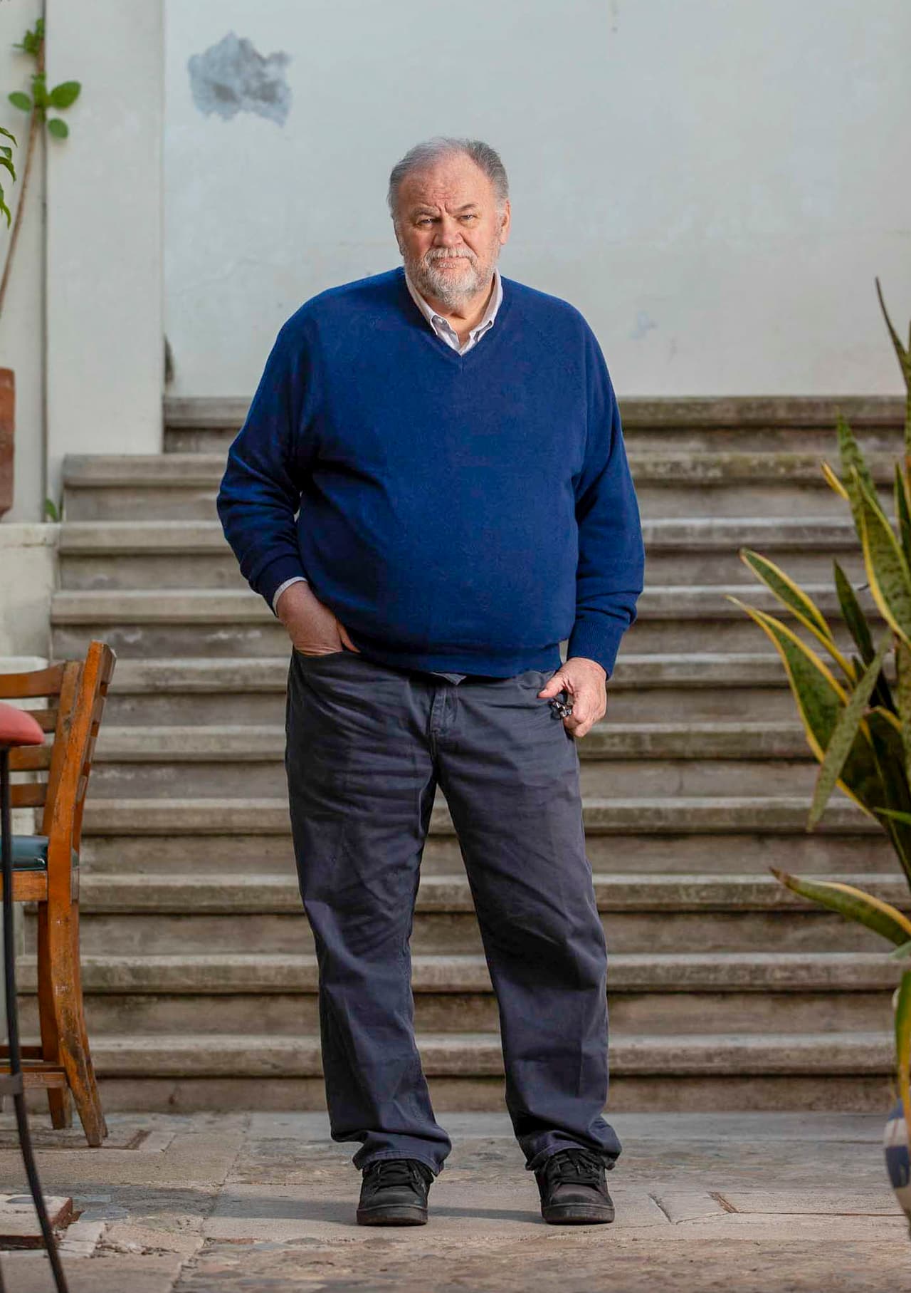 A principios de 2019 Thomas Markle, padre de la duquesa de Sussex, hizo pública una carta que recibió de su hija en agosto de 2018 en la cual le reclamaba los ataques que ejerció en contra de ella y del príncipe Harry a través de la prensa. El manuscrito 
<b><a href="https://www.univision.com/famosos/meghan-markle-le-habria-recriminado-a-su-padre-que-le-rompio-el-corazon-en-una-carta-fotos" target="_blank">fue publicado</a></b> en febrero pasado por el diario Mail on Sunday.