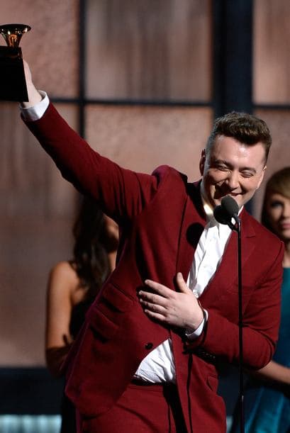 El primer ganador de la noche fue Sam Smith, como Mejor Artista Nuevo.