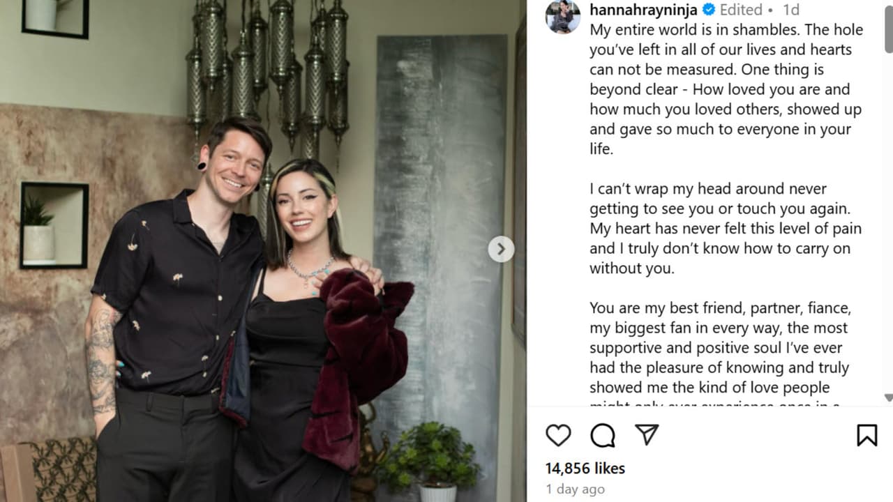 Así despidió Hanna Ray a su prometido Daniel Williams, luego de ser una de las 6 víctimas que murieron en una avioneta que se estrelló sobre casa y vehículos en San Diego.