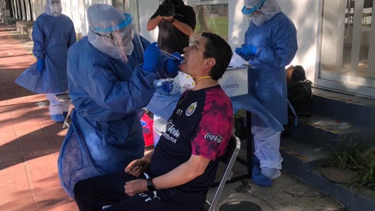 Realizaron pruebas para la detección del coronavirus a jugadores del primer equipo varonil, cuerpo técnico, staff y directiva.