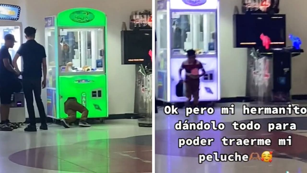 La acción quedó grabada de principio a fin