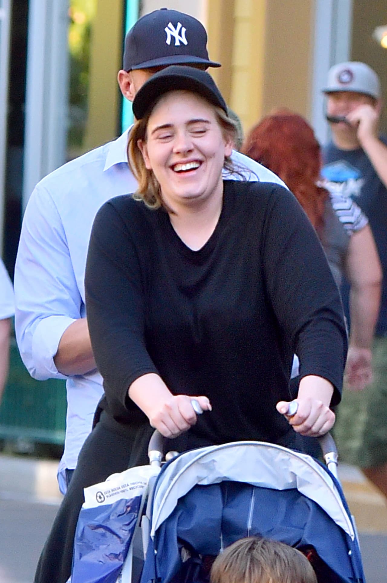 Adele no se ve nada afectada por lo ocurrido en los Grammy.