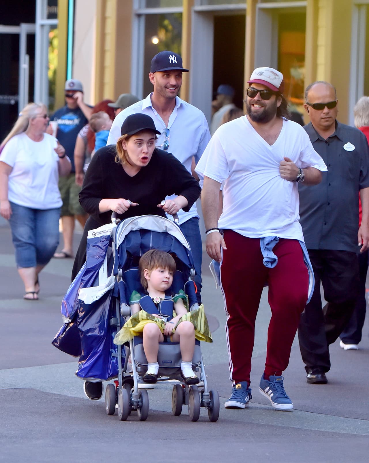 También estuvo acompañada por su novio Simon Konecki.