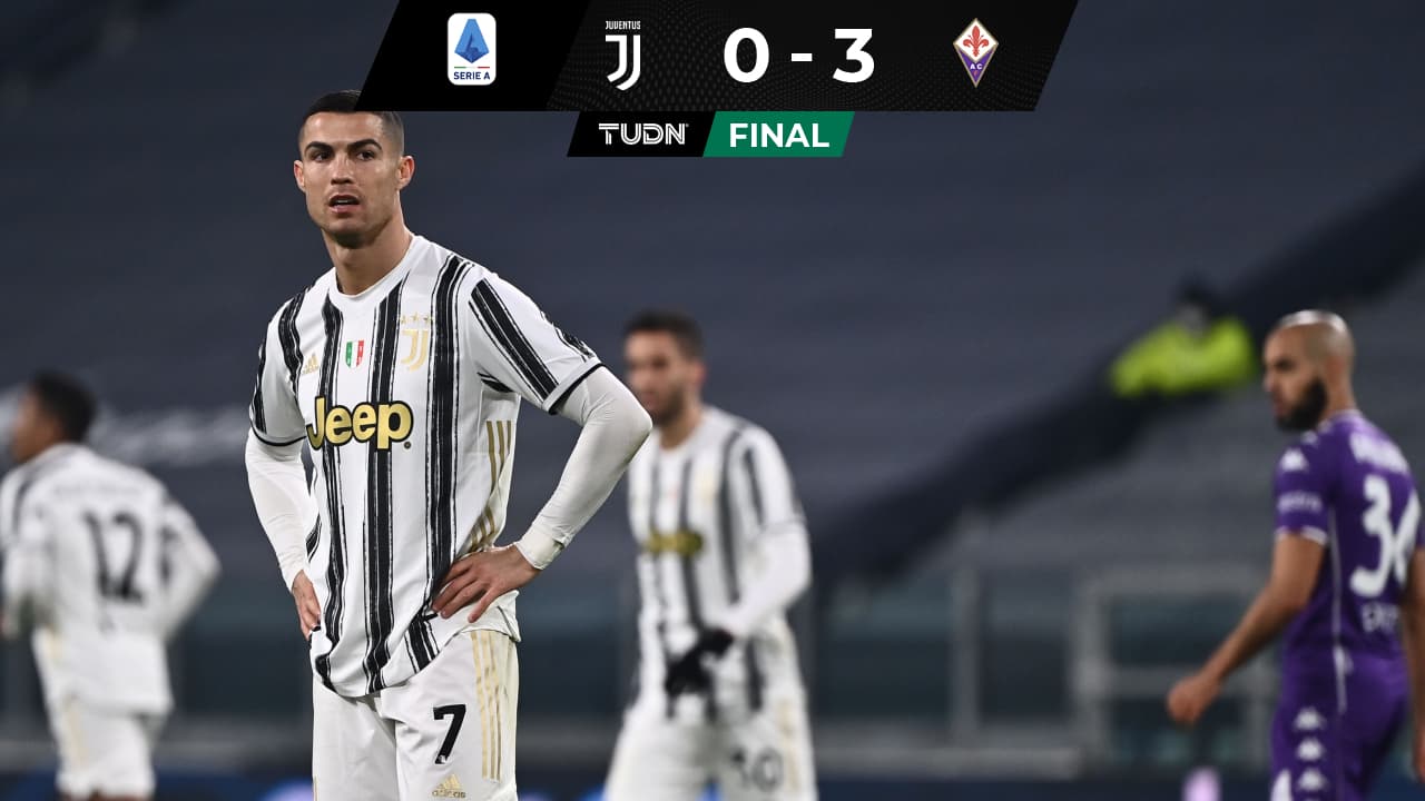 Fiorentina humilla a Juventus y la golea con todo y CR7 en la cancha